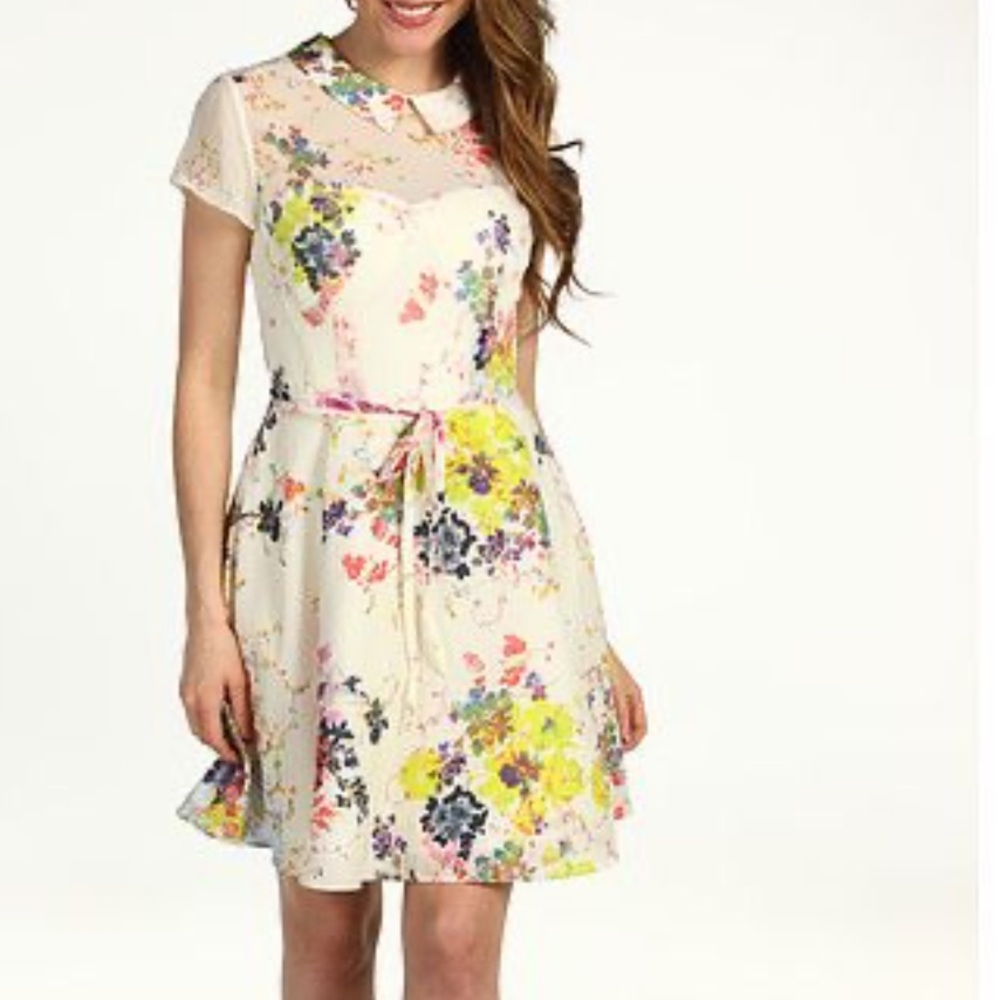 NWOT Ted Baker London Gracel Flower dress Ted size 1 US size 4